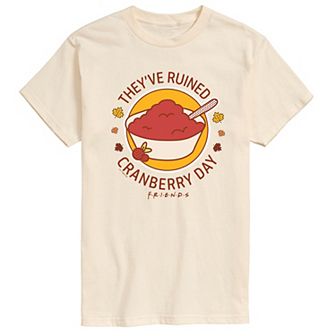 Men's Friends They've Ruined Cranberry Day Graphic Tee