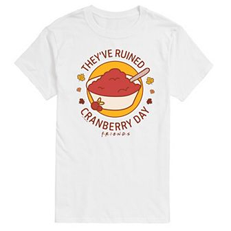 Men's Friends They've Ruined Cranberry Day Graphic Tee