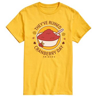 Men's Friends They've Ruined Cranberry Day Graphic Tee