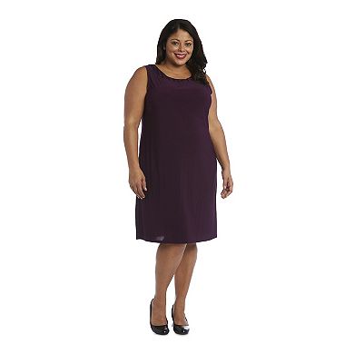 Plus Size R&M Richards 2-pc. Duster Jacket & Dress