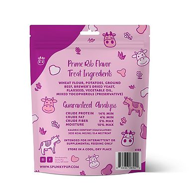 Spunky Pup Prime Rib Crunchy Biscuit Treats 10-oz.