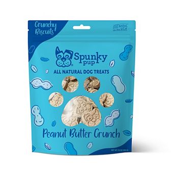 Spunky Pup Peanut Butter Crunch Crunchy Biscuit Treats 10-oz.