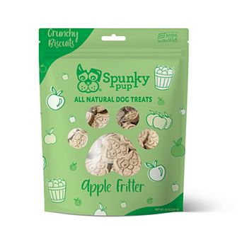 Spunky Pup Apple Fritter Crunchy Biscuit Treats 10-oz.