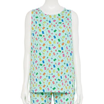 TomboyX Beary Sweet Signature Soft Cotton-Blend Jersey Muscle Tank