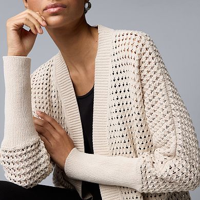 Women's Simply Vera Vera Wang Cocoon Cardigan Sweater