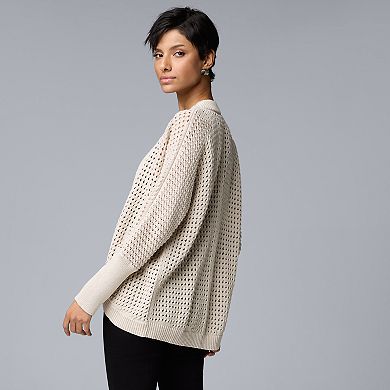 Women's Simply Vera Vera Wang Cocoon Cardigan Sweater