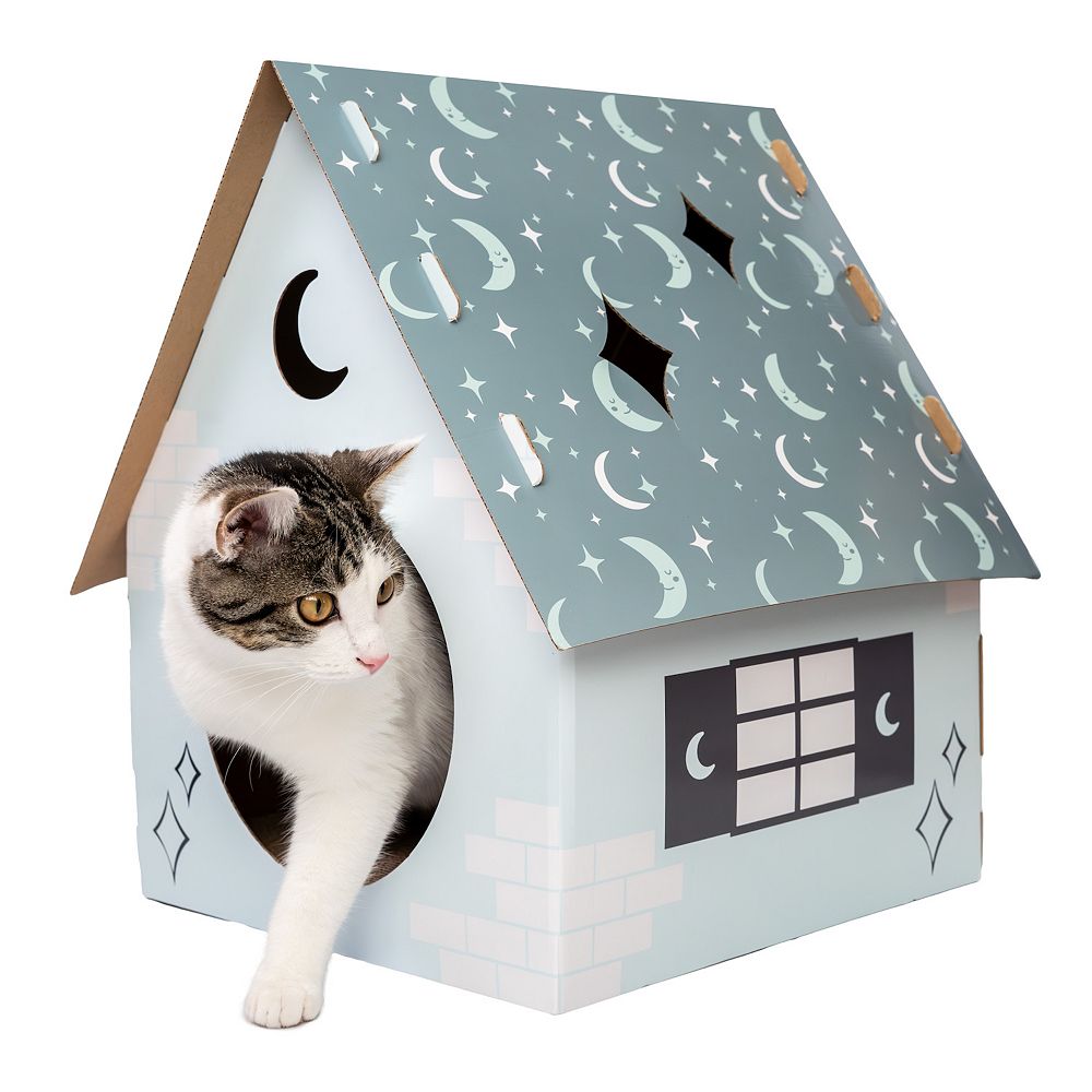 Kitty City Blue Sweet Dreams Scratch House