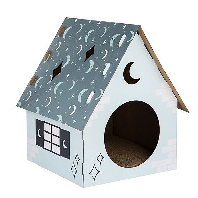 Kitty City Blue Sweet Dreams Scratch House