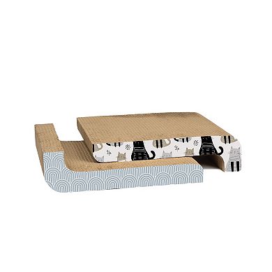 Kitty City 2-Pack Multi-Colored Scratcher 
