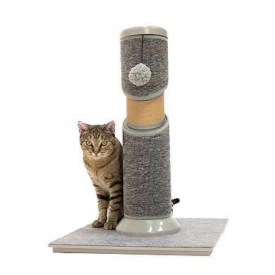 Kitty City Gray Tremendous Twist Scratching Post