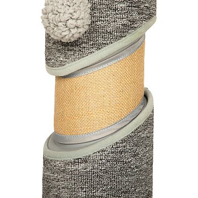 Kitty City Gray Tremendous Twist Scratching Post