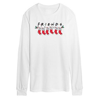 Men's Friends Stockings Long Sleeve Graphic Tee