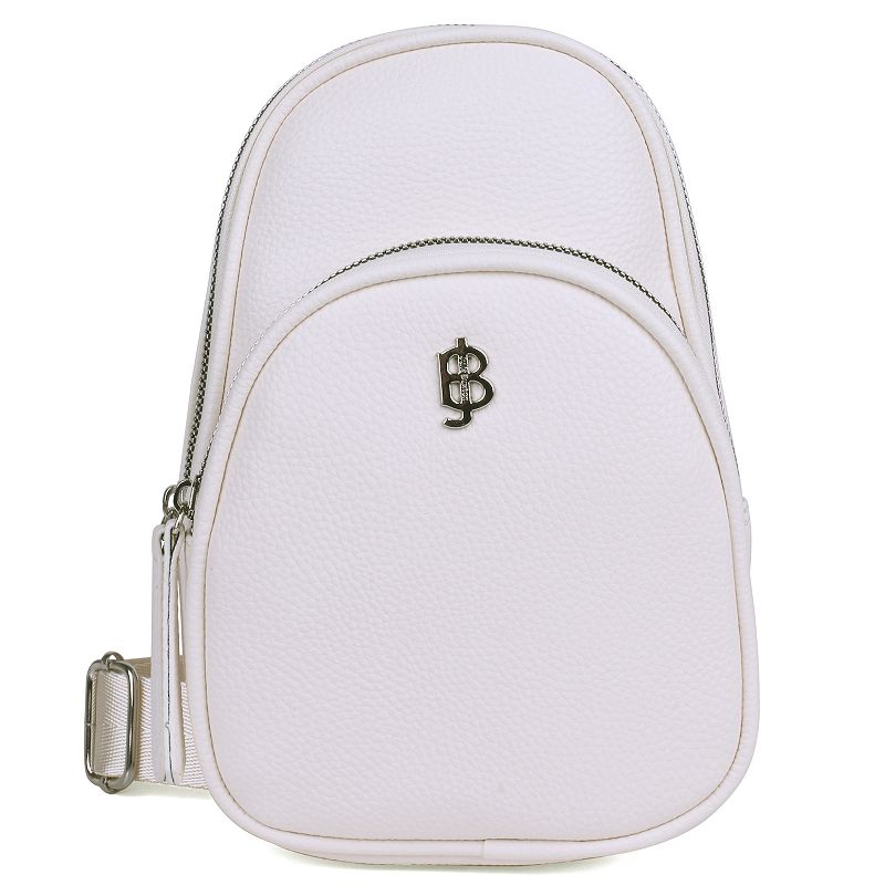 Julia Buxton Vegan Leather Sling Bag, Summer White