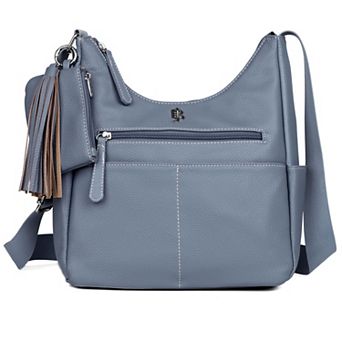 Julia Buxton Pebble Vegan Leather Hobo Bag