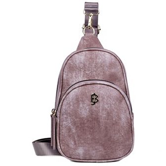 Julia Buxton Vegan Leather Sling Bag
