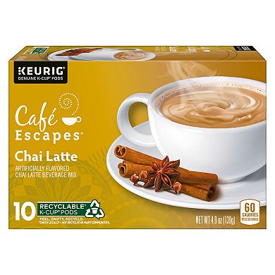 Keurig® Cafe Escapes Chai Latte K-Cup® Pods 10-ct.