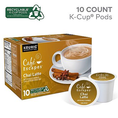 Keurig® Cafe Escapes Chai Latte K-Cup® Pods 10-ct.