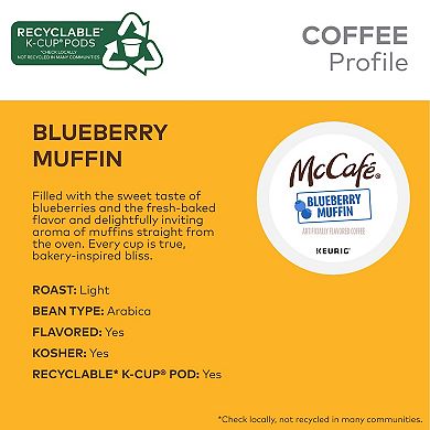 Keurig® Mccafé Blueberry Muffin K-Cup® Pods 10-ct.