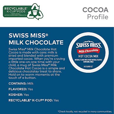 Keurig® Swiss Miss Milk Chocolate Hot Cocoa K-Cup® Pods 10-ct.