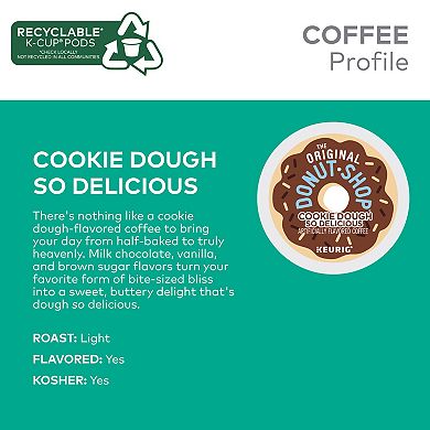 Keurig® The Original Donut Shop Coffee Cookie Dough So Delicious K-Cup® Pods