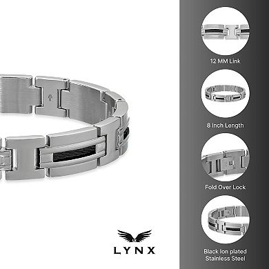 LYNX Stainless Steel 12MM Men's Bracelet