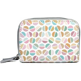 Julia Buxton Split Polka Dot Print Faux Leather Wizard Wallet