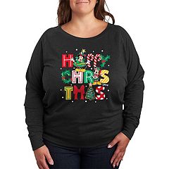 Plus Hoodies Sweatshirts Christmas Tops Clothing Kohl s