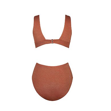 Women's Cupshe Solid Halter One-piece Swimsuit