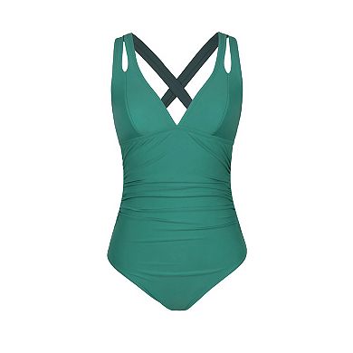 Women's Cupshe Crossback One-Piece Swimsuit