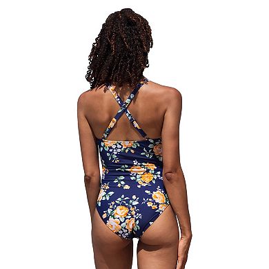 Women's CUPSHE Floral Print One-Piece Swimsuit