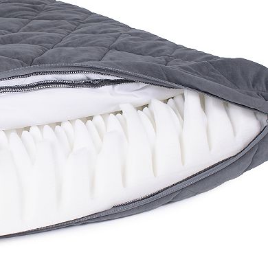 Quilted Orthopedic Jamison Pet Napper with Moisture Barrier