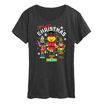 Women's Sesame Street Merry Christmas Graphic Tee