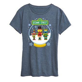 Women's Sesame Street Snow Globe Graphic Tee