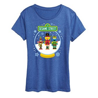 Women's Sesame Street Snow Globe Graphic Tee