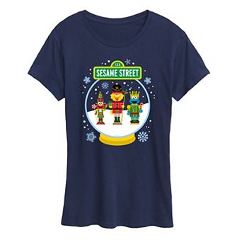 Women's Sesame Street Snow Globe Graphic Tee