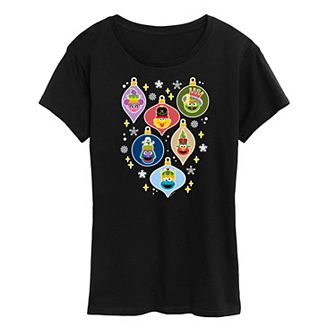 Women's Sesame Street Ornaments Graphic Tee