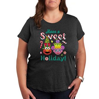 Plus Sesame Street Sweet Holiday Graphic Tee
