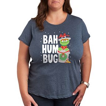 Plus Sesame Street Oscar Bah Humbug Graphic Tee