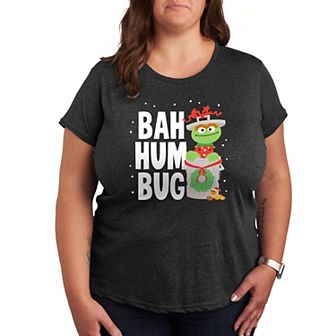 Plus Sesame Street Oscar Bah Humbug Graphic Tee