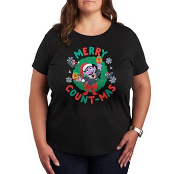 Plus Sesame Street Merry Countmas Graphic Tee