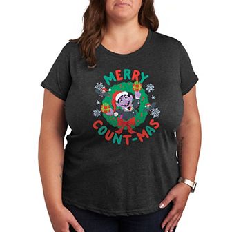 Plus Sesame Street Merry Countmas Graphic Tee