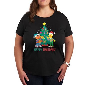 Plus Sesame Street Happy Holidays Graphic Tee