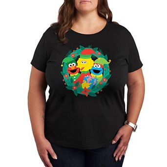 Plus Sesame Street Wreath Graphic Tee