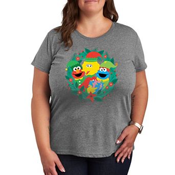 Plus Sesame Street Wreath Graphic Tee