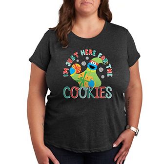 Plus Sesame Street For The Cookies Graphic Tee