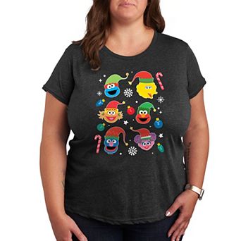Plus Sesame Street Holiday Icons Graphic Tee