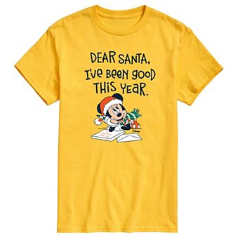 Disney's Mickey Mouse Men's I've Been Good Graphic Tee