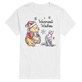 Disney's Winnie The Pooh Men's Warmest Wishes Graphic Tee