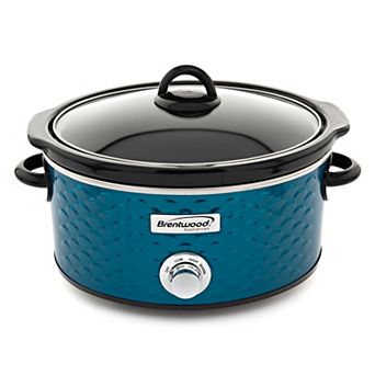 Brentwood Scallop Pattern 4.5-qt Slow Cooker