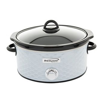 Brentwood Scallop Pattern 4.5-qt Slow Cooker